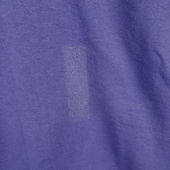 Vintage Fruit of the Loom Blank Sweatshirt Purple Made in USA Women’s Large NWT - Picture 6 of 9